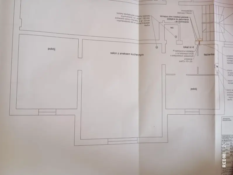 Mieszkanie na poddaszu w centrum Słupska - rozpoczęty remont, 57,45 m² 