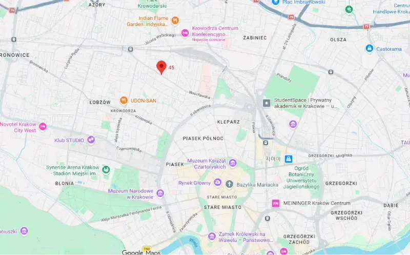 Udział w działce centrum Krakowa operat 16mln zł 