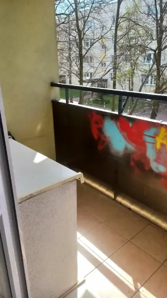 Mieszkanie 42.30m2,  z komórka lokatorską i loggia